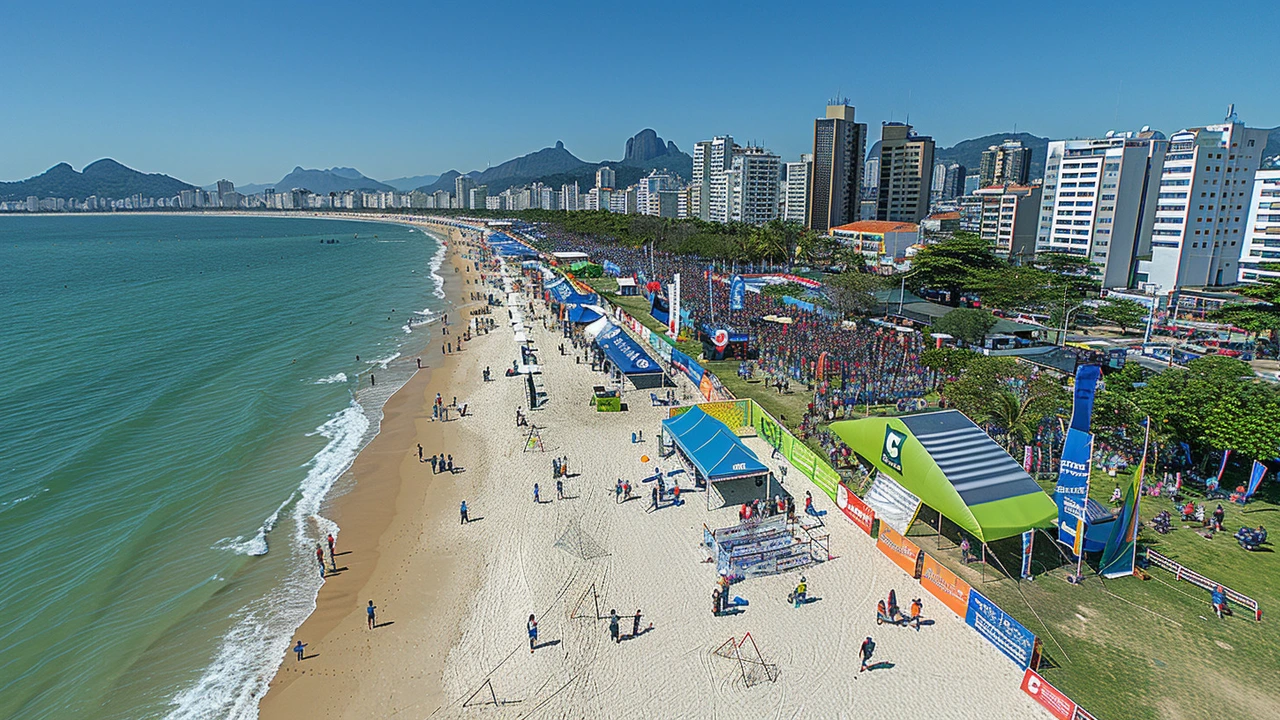 Abertura do Vivo Rio Pro em Saquarema Atrai Público com Vila dos Patrocinadores