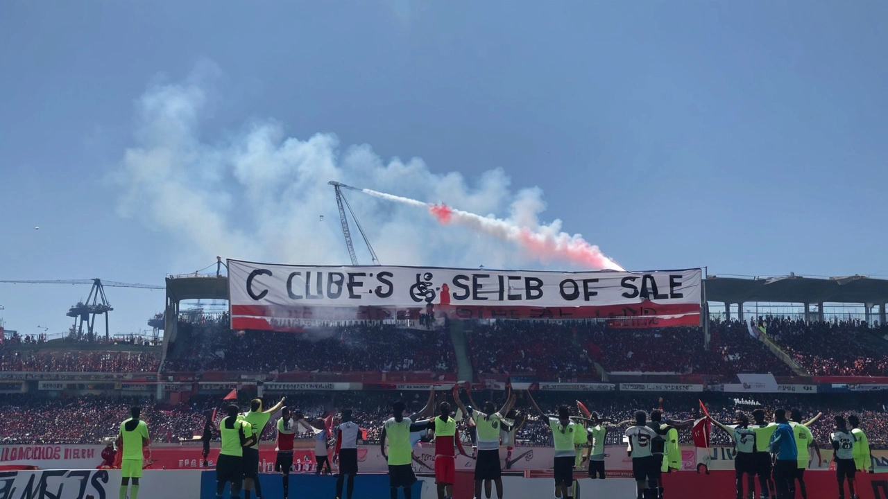 Torcedores do Leixões Protestam Contra Venda do Clube ao Flamengo