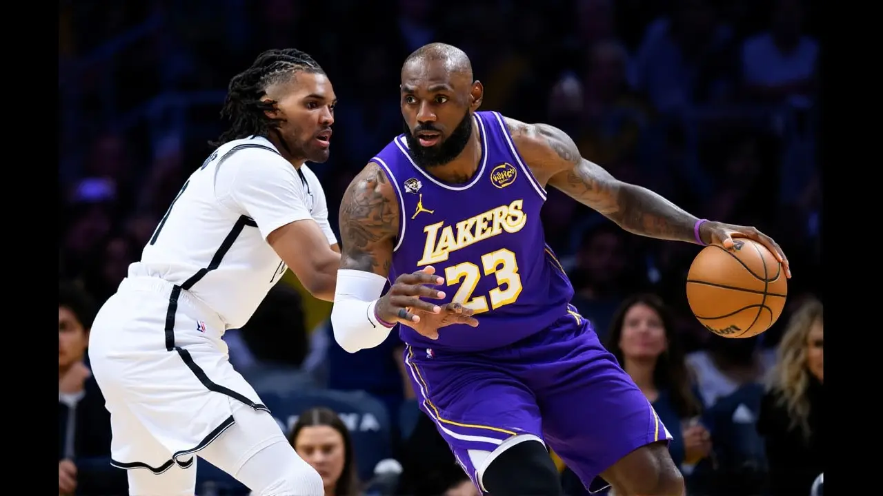 Luka Dončić quebra recordes dos Lakers com 41 pontos na vitória sobre Nets